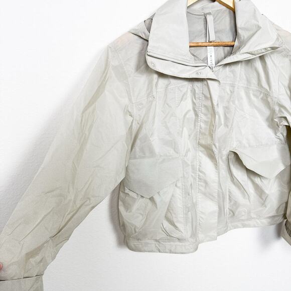 Lululemon Feel the Ease Jacket Silverstone Gray Light Size 4 - Picture 3 of 9